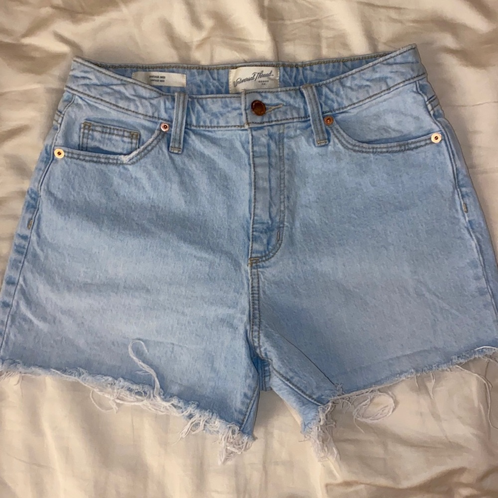 Blue jean shorts